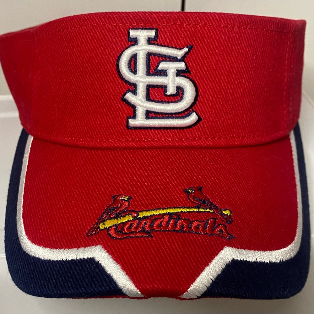 St. Louis Cardinals RED VISOR Genuine Merchandise Twins Enterprise Inc.